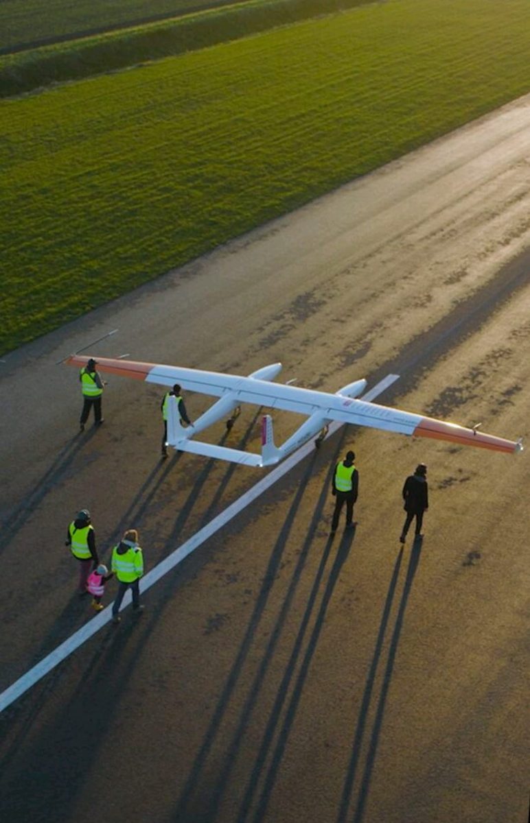 AP3 fixed-wing airborne wind energy drone