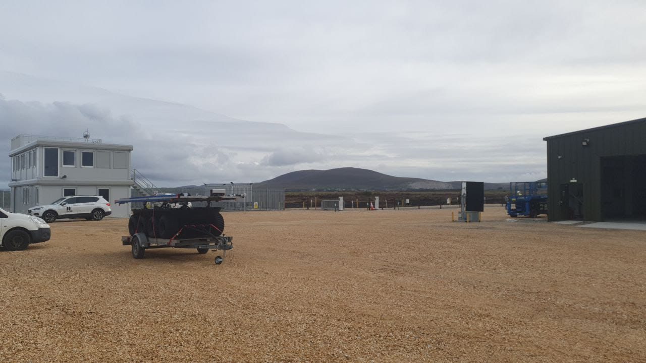 Airborne wind energy test site in County Mayo, Ireland